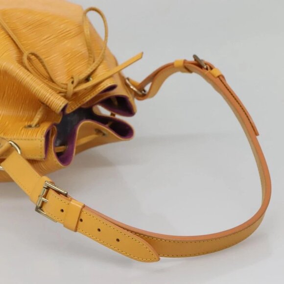 LOUIS VUITTON Epi Petit Noe Shoulder Bag Yellow - Picture 6 of 14
